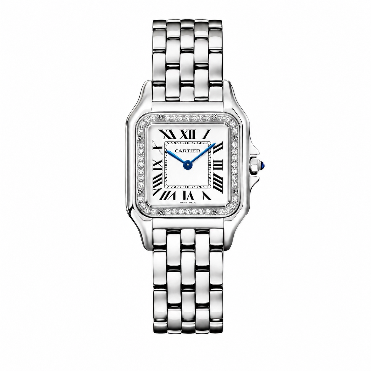 Cartier Panthère Watch 22mm Diamond Bezel