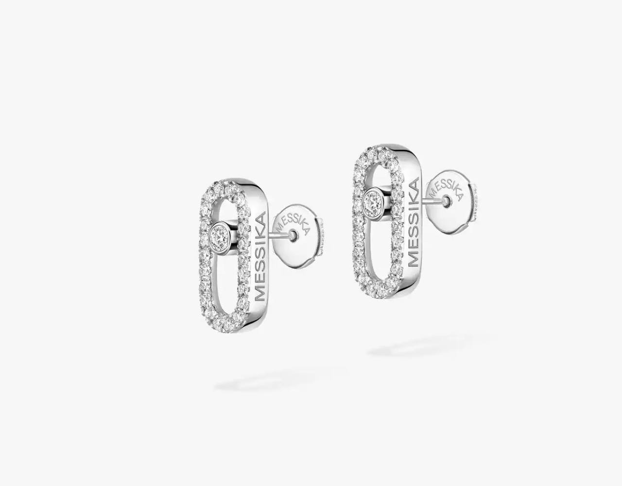 Messika Diamond Earrings Puces Move Uno Mini