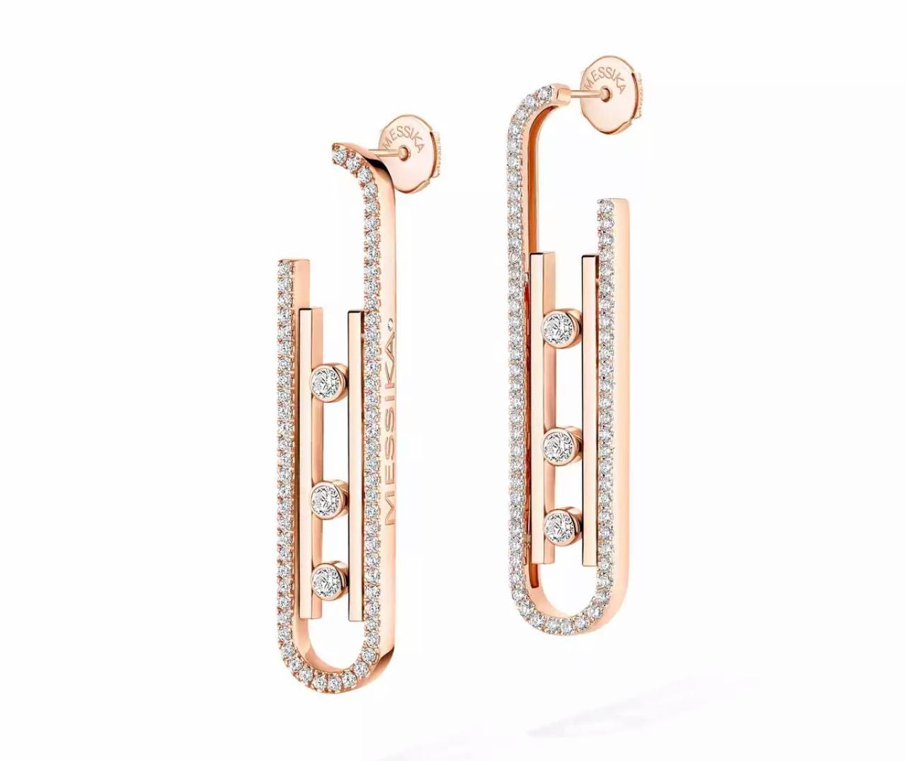 Messika Move 10th 18ct Diamond Earrings