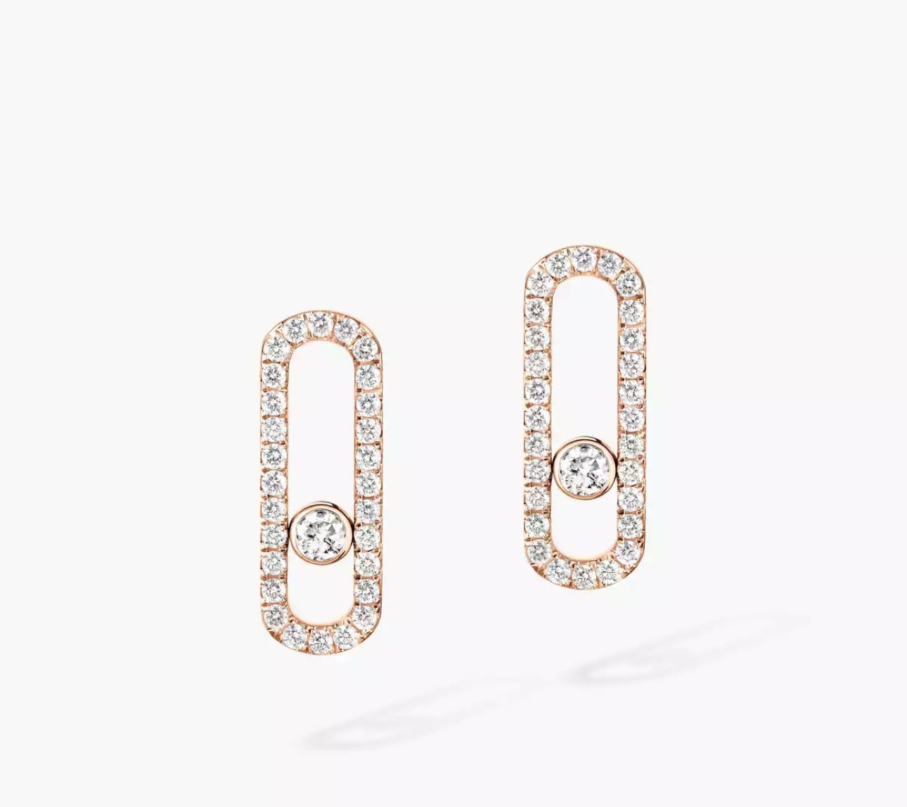 Messika Move Uno Diamond Pavé Earrings
