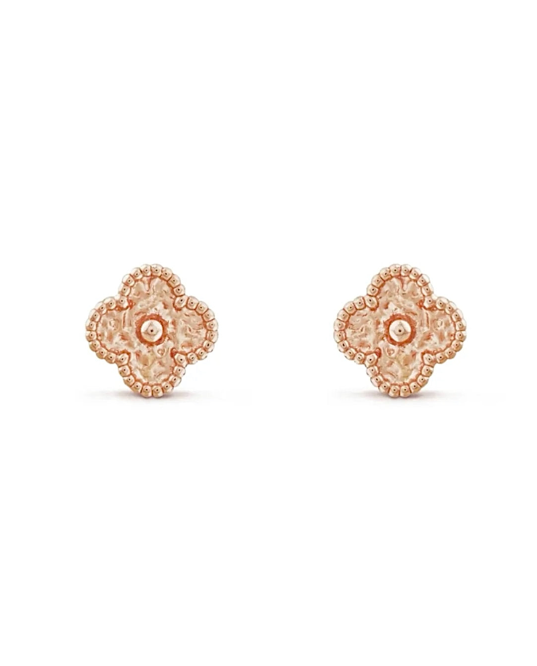 Van Cleef & Arpels Sweet Alhambra Earrings Rose Gold
