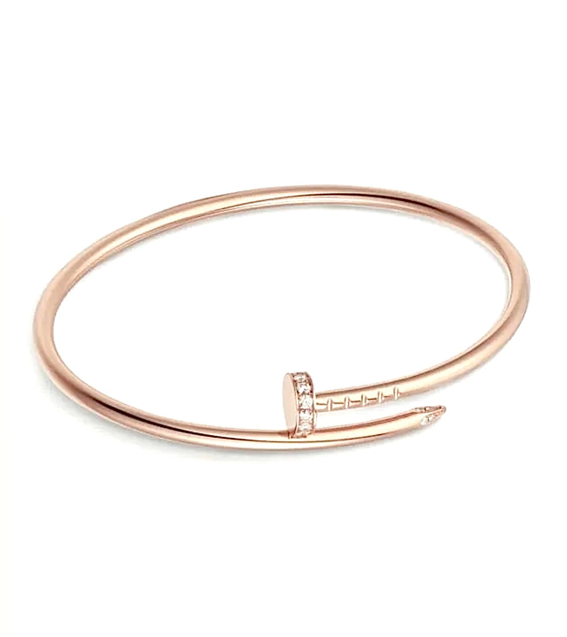 Cartier Juste un Clou Diamond Bangle – Yellow Gold