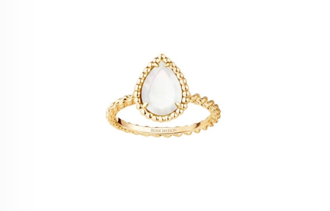 Boucheron Serpent Bohème Ring S Motif Mother of Pearl | بوشرون خاتم سيربان بوهيم موتيف S صدف