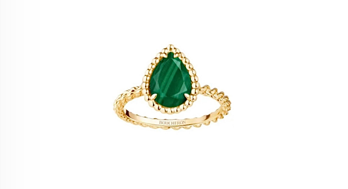 Boucheron Serpent Bohème Ring S Motif Emerald | بوشرون خاتم سيربان بوهيم موتيف S زمرد