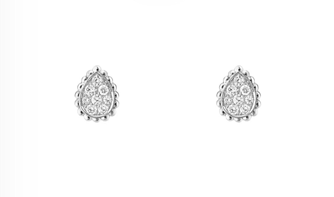 Boucheron Serpent Bohème Mini Motif Earrings Diamond | بوشرون أقراط سيربان بوهيم ميني موتيف الماس