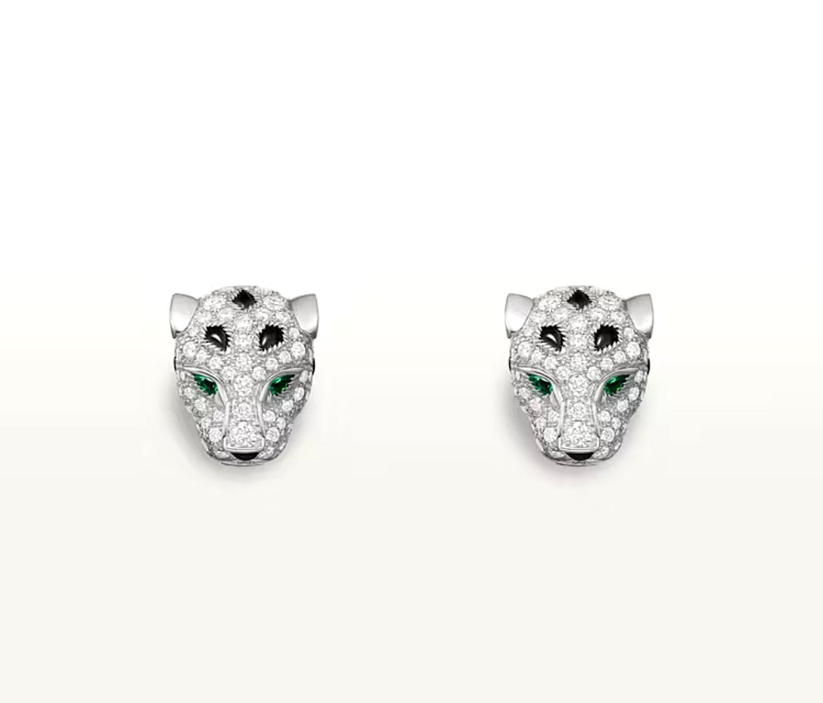 Panther Head Stud Earrings | أقراط مسمارية بتصميم رأس النمر