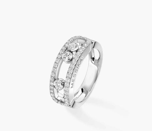 MESSIKA Move Classique Pavé White Gold Diamond Ring