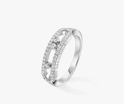 Messika Baby Move Pavé White Gold Diamond Ring