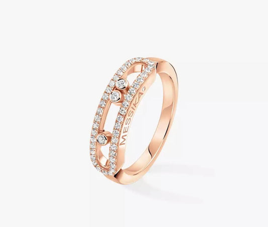 Messika Baby Move Pavé White Gold Diamond Ring
