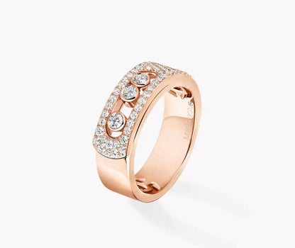 Messika White Gold Diamond Ring Move Noa Pavé