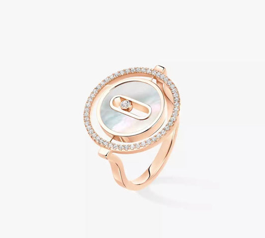 Messika Lucky Move SM White Mother-of-Pearl Ring