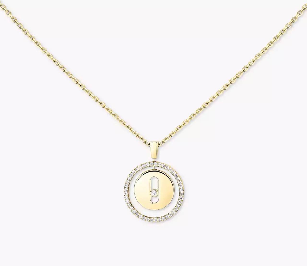 Messika Lucky Move 18ct Rose Gold and Diamond Necklace