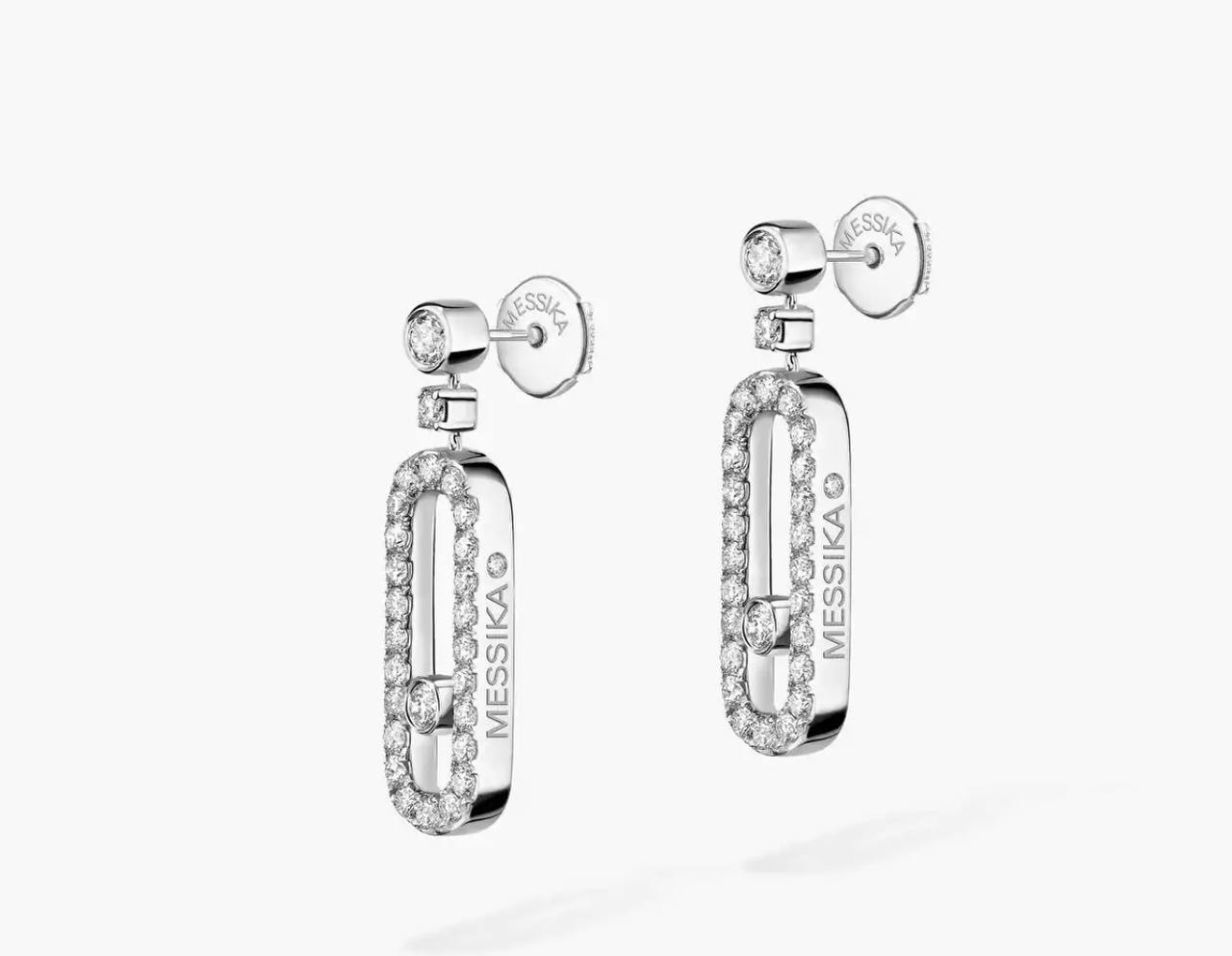 Messika Diamond Earrings Move Uno