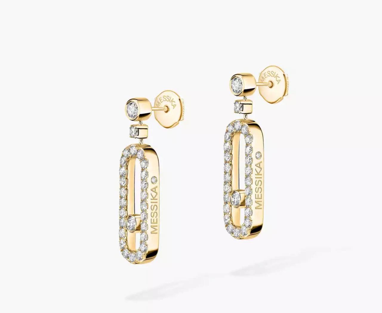 Messika Diamond Earrings Move Uno
