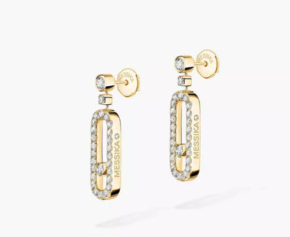 Messika Diamond Earrings Move Uno