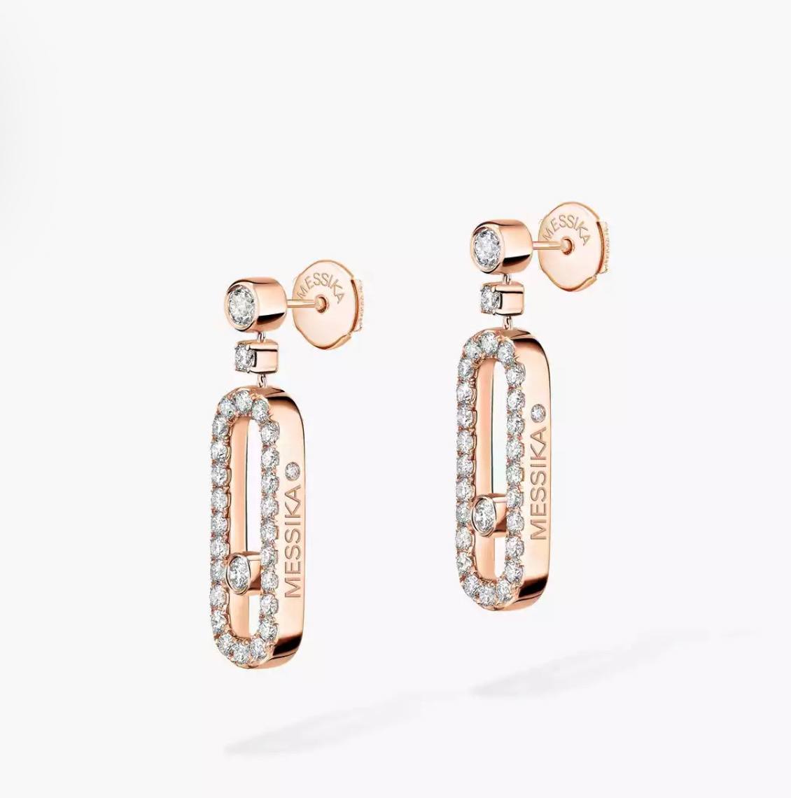 Messika Diamond Earrings Move Uno