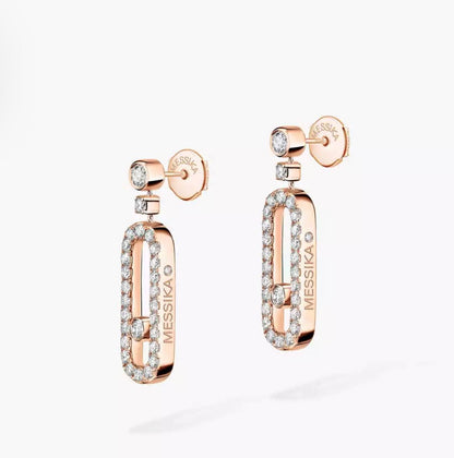 Messika Diamond Earrings Move Uno