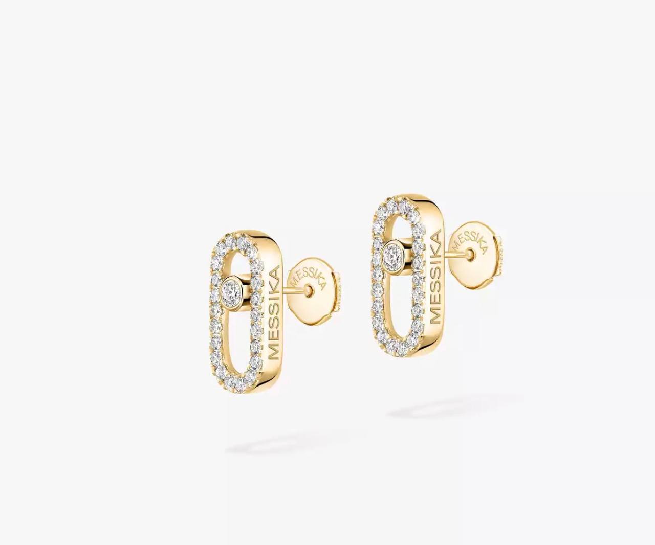 Messika Diamond Earrings Puces Move Uno Mini