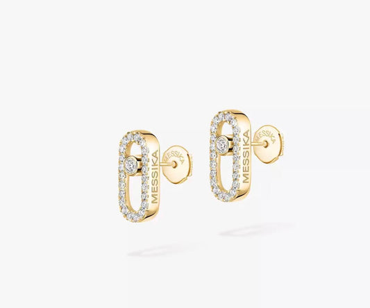 Messika Diamond Earrings Puces Move Uno Mini