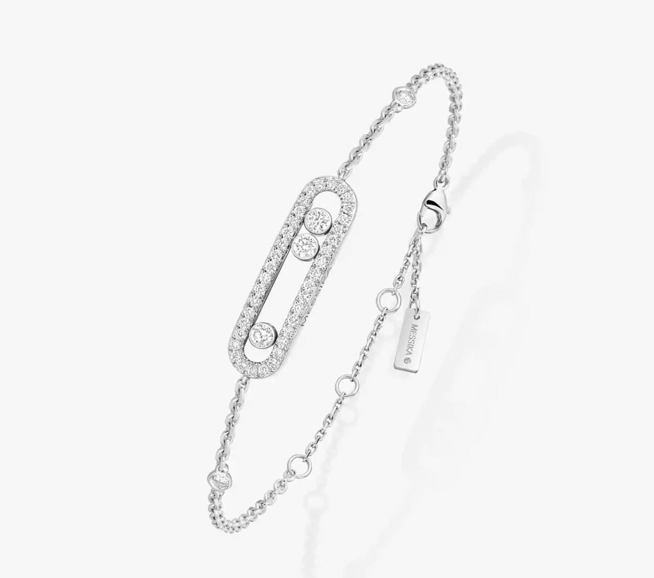 Messika Gold Diamond Bracelet Move Pavé