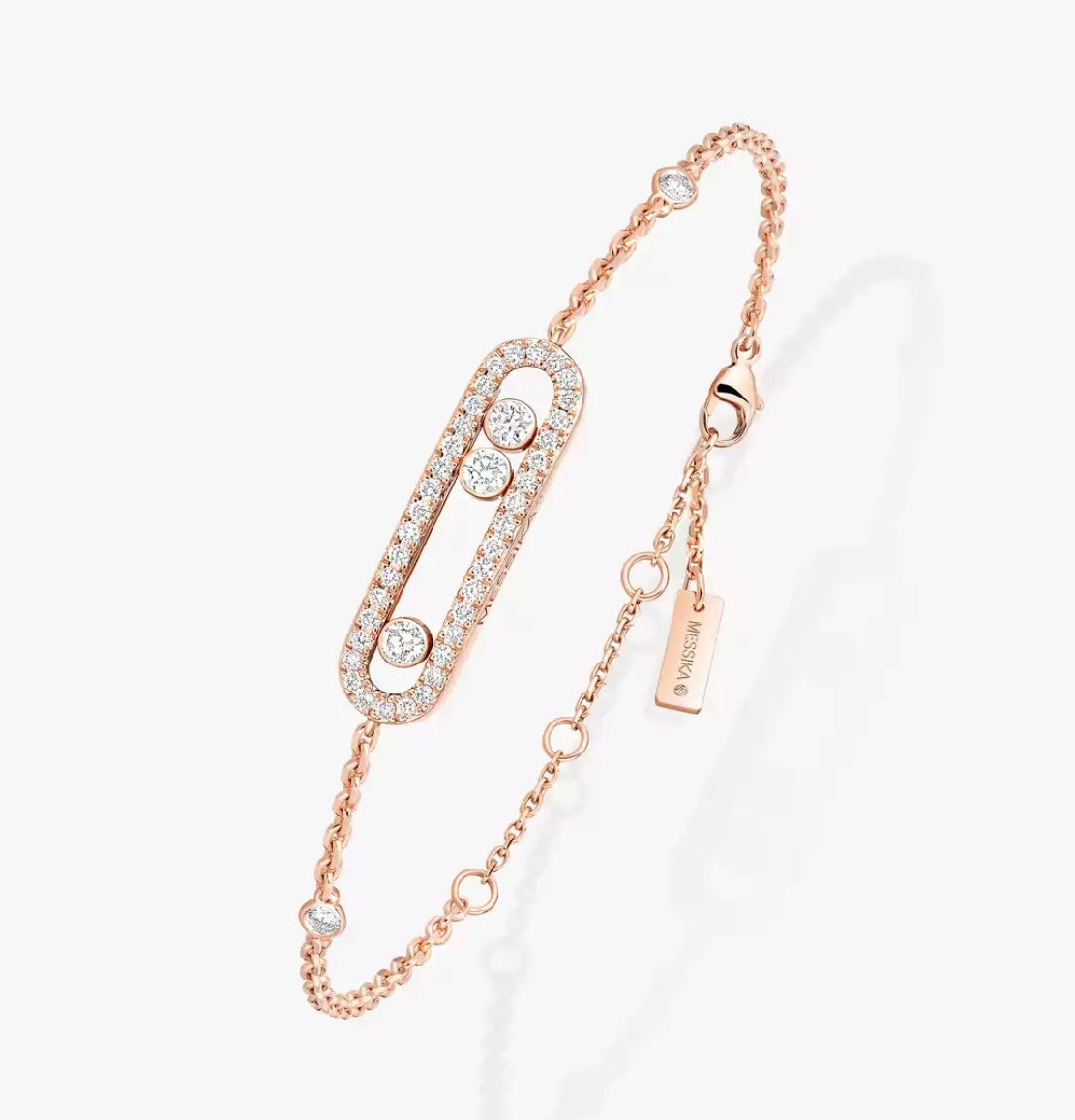 Messika Gold Diamond Bracelet Move Pavé