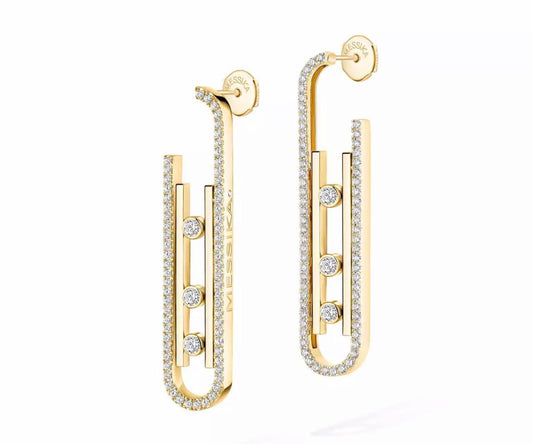 Messika Move 10th 18ct Diamond Earrings