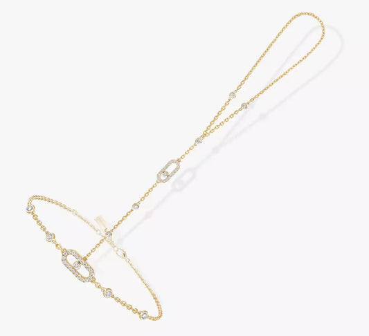 Messika Move Uno Hand Bracelet White Gold Diamond
