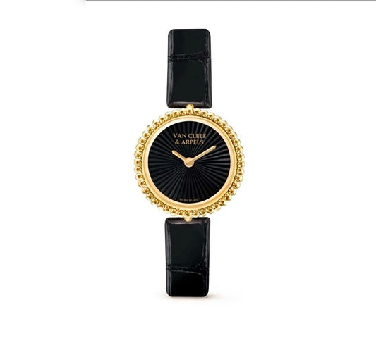 Van Cleef & Arpels Perlée Watch 23mm Black Dial