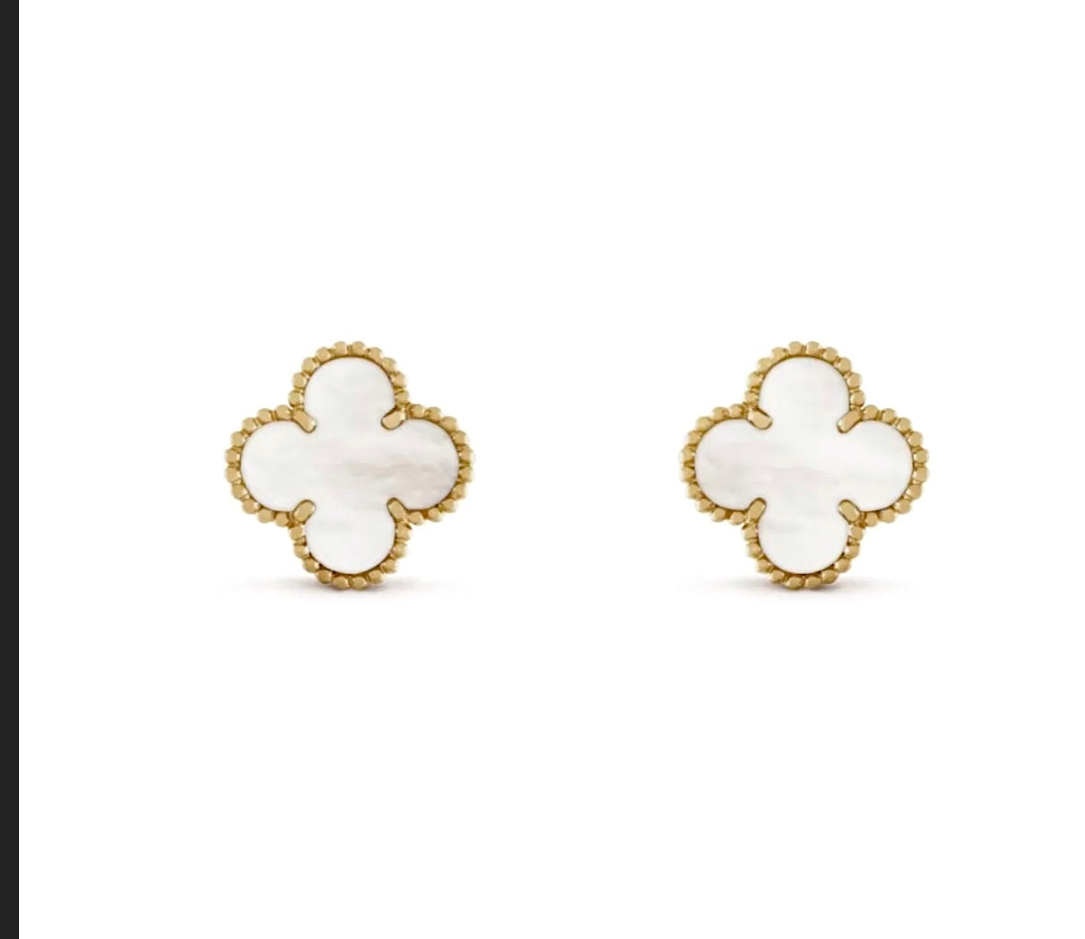 Van Cleef & Arpels Magic Alhambra Earrings Yellow Gold Mother-of-Pearl