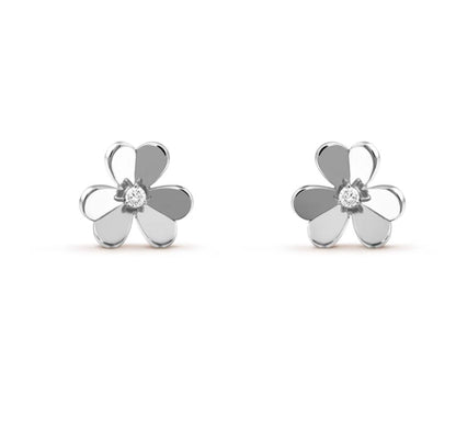 Van Cleef & Arpels Frivole Earrings Yellow Gold Diamond