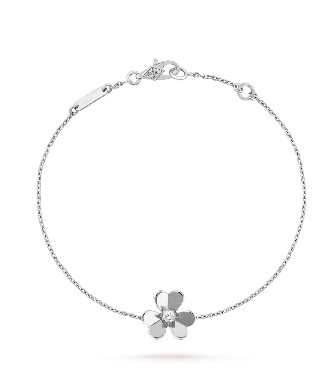 Van Cleef & Arpels Frivole Bracelet 1 Diamond Yellow Gold