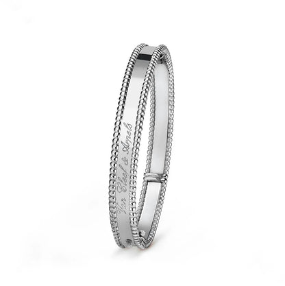 Van Cleef & Arpels Perlée Signature Bangle White Gold