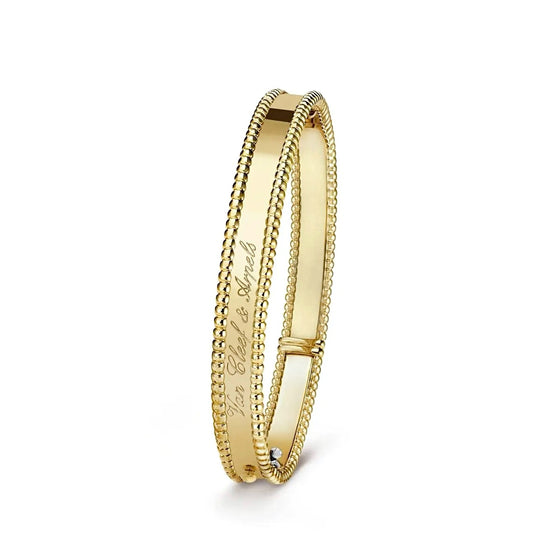 Van Cleef & Arpels Perlée Signature Bangle White Gold