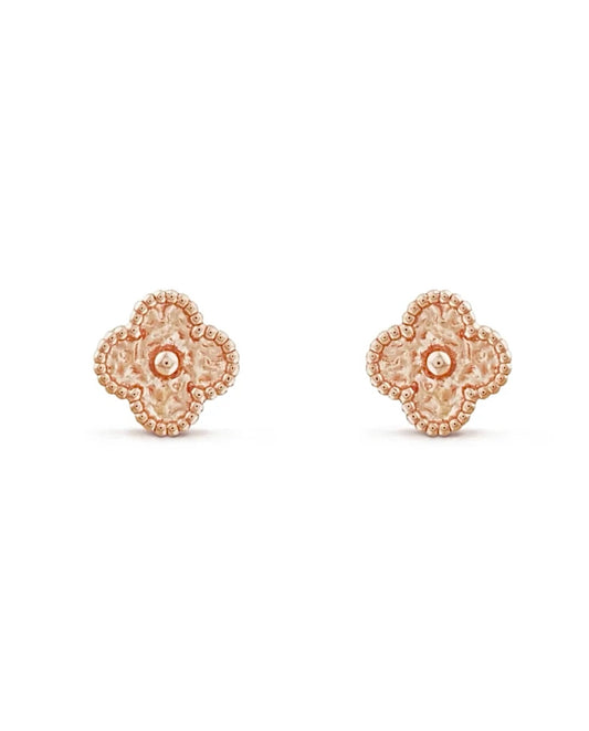Van Cleef & Arpels Sweet Alhambra Earrings Rose Gold