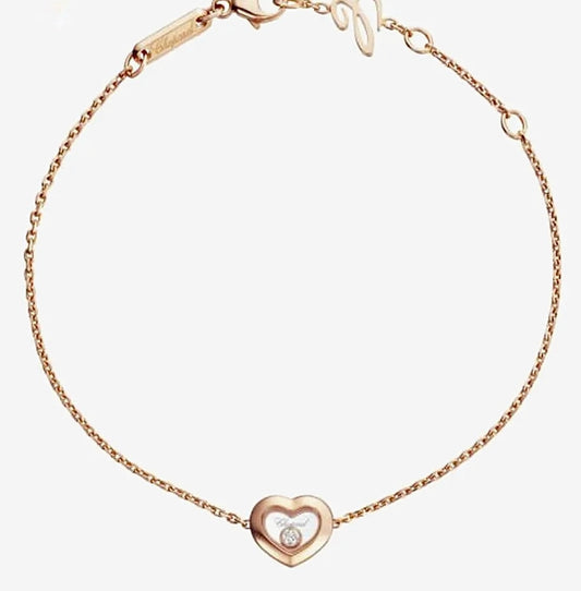 Chopard Happy Curves Bracelet Rose Gold Diamond