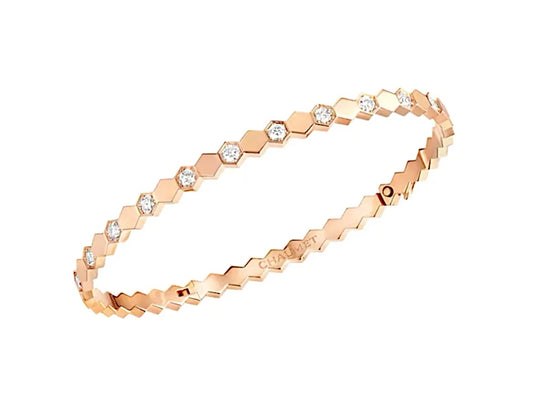 Chaumet Bee My Love Bangle Rose Gold Diamonds