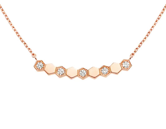 Chaumet Bee My Love Pendant Rose Gold Diamonds