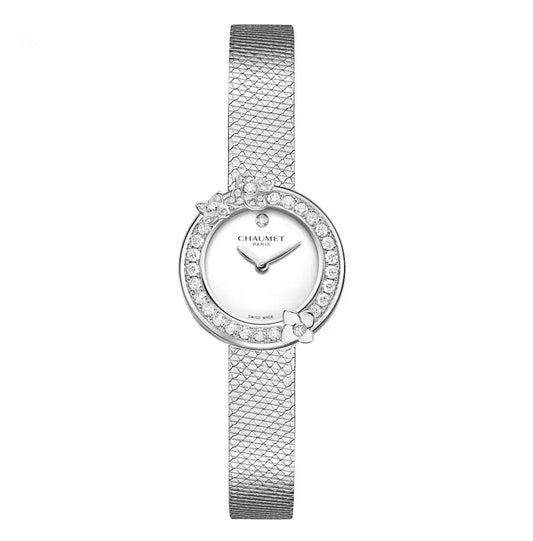 Chaumet Hortensia Watch 22mm Steel Diamond