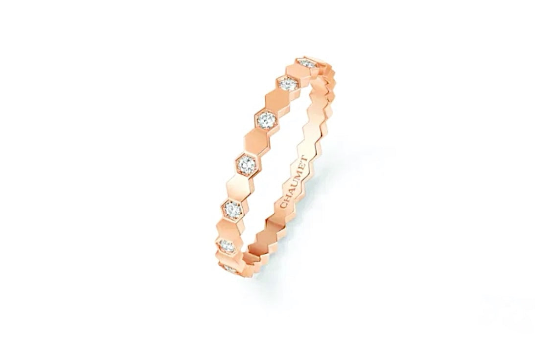 Chaumet Bee My Love Ring Rose Gold Diamond