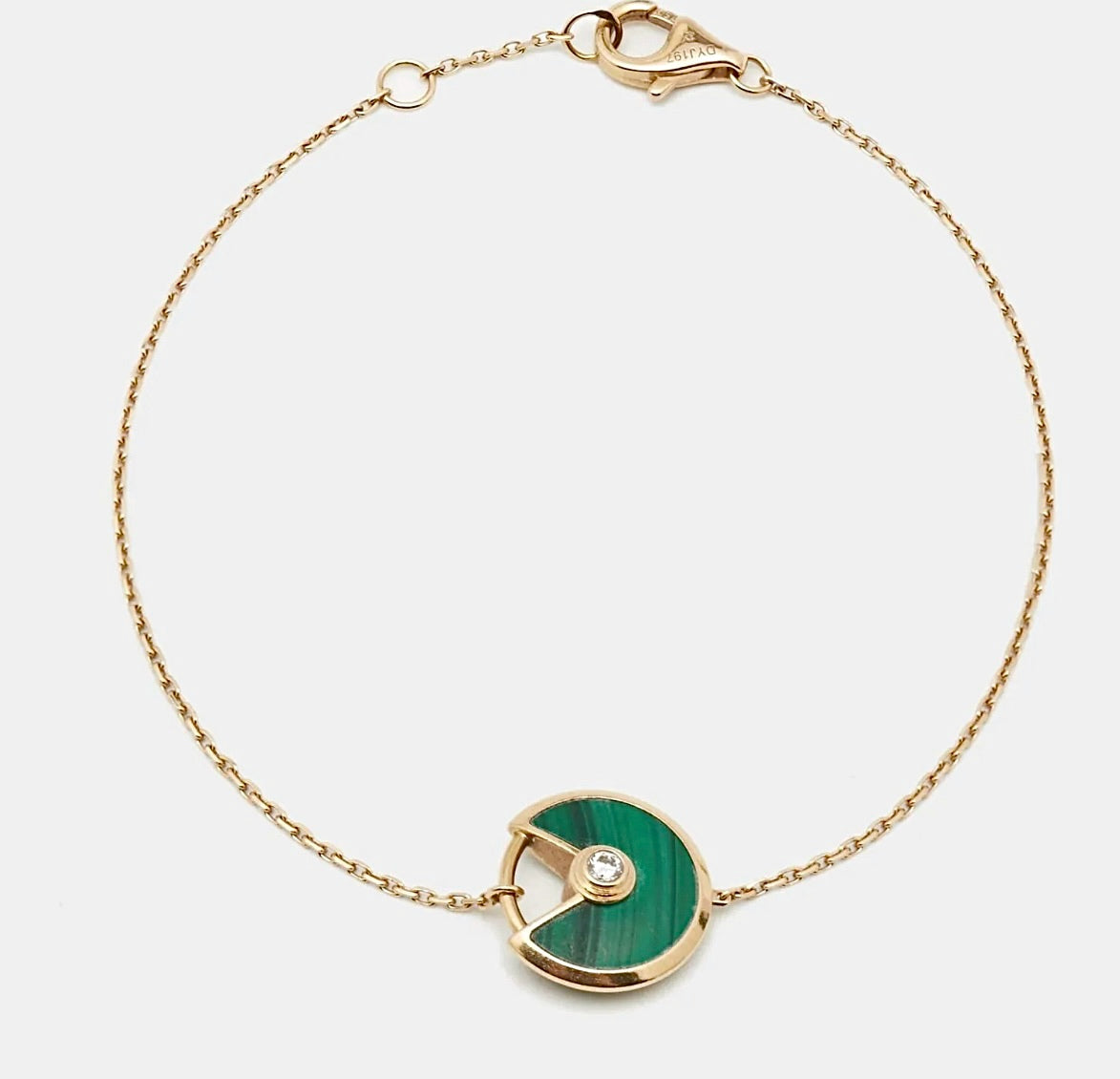 Cartier Amulette de Cartier Bracelet – Gold, Green Malachite & Diamond