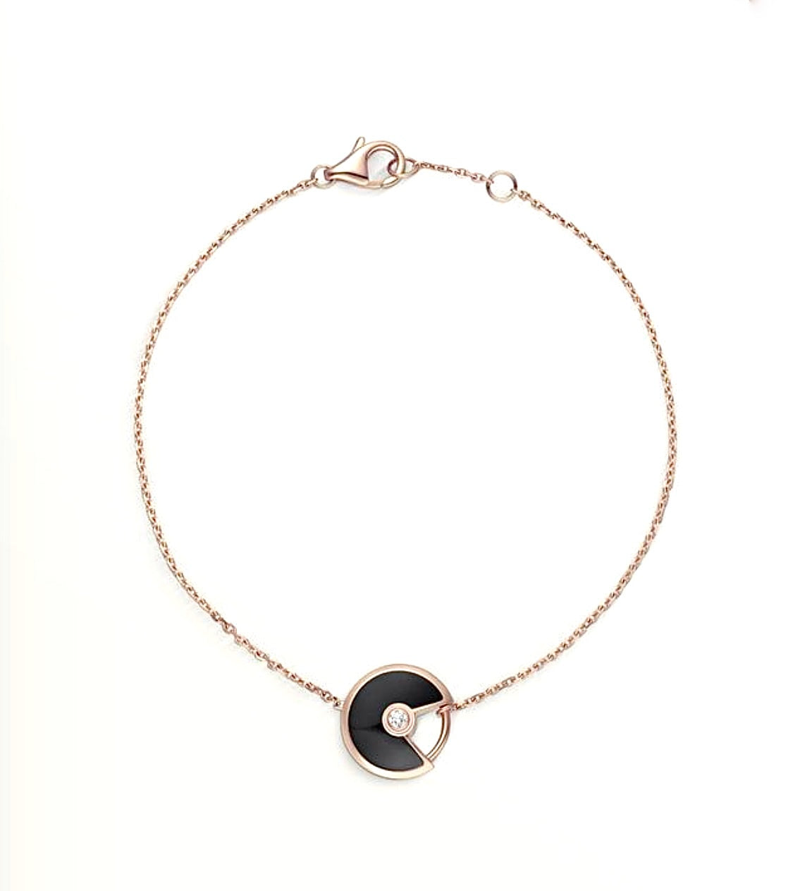 Cartier Amulette de Cartier Bracelet – Rose Gold, Black Onyx & Diamond