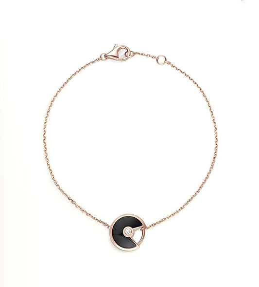 Cartier Amulette de Cartier Bracelet – Rose Gold, Black Onyx & Diamond