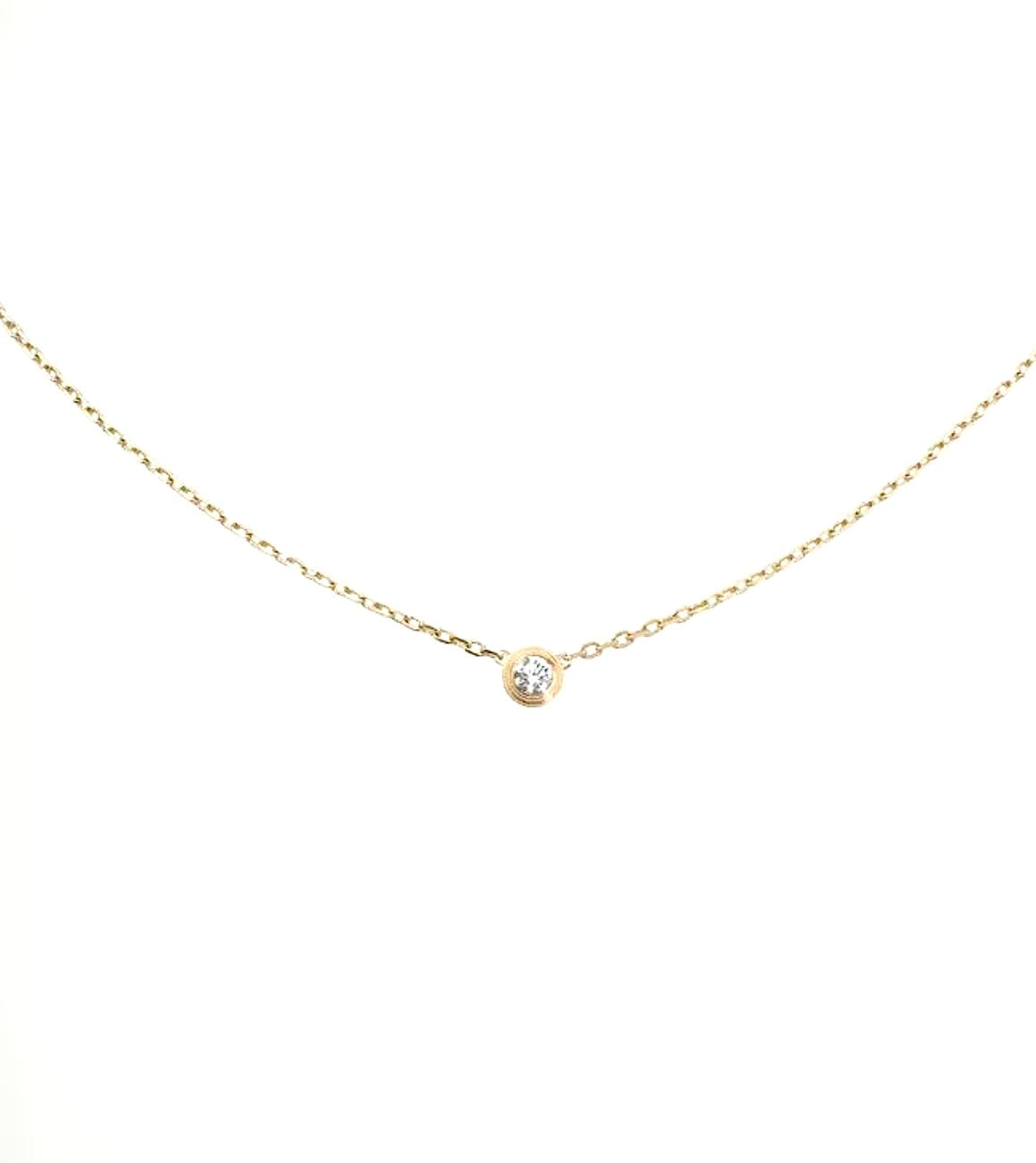 Cartier D’Amour Necklace – Rose Gold, Single Diamond, Small Model