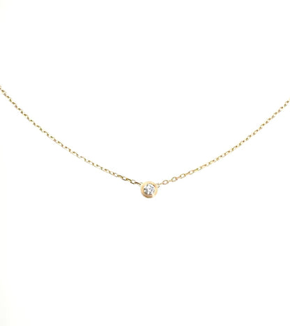 Cartier D’Amour Necklace – Rose Gold, Single Diamond, Small Model