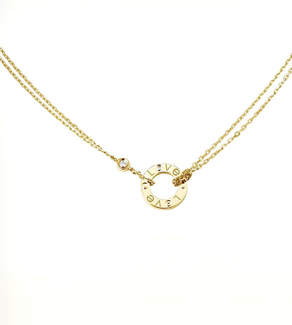 Cartier Love Necklace – Rose Gold, 2 Diamonds