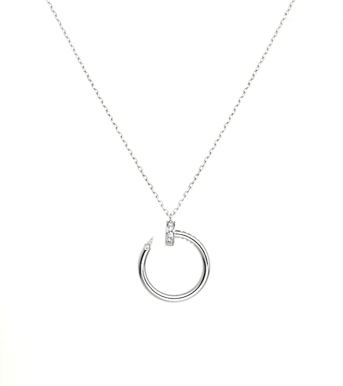 Cartier Juste un Clou Necklace – Rose Gold, Diamond Nail Head