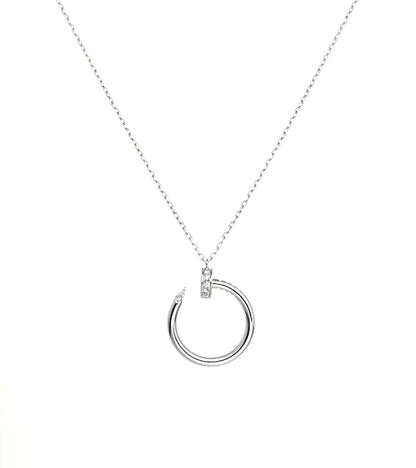 Cartier Juste un Clou Necklace – Rose Gold, Diamond Nail Head