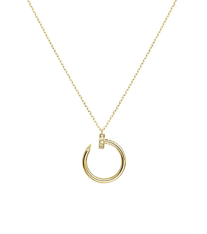 Cartier Juste un Clou Necklace – Rose Gold, Diamond Nail Head