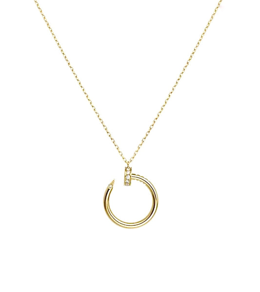 Cartier Juste un Clou Necklace – Rose Gold, Diamond Nail Head