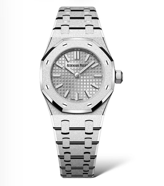 Audemars Piguet Royal Oak Mini 23mm Stainless Steel – Silver Grande Tapisserie Dial | ساعة أوديمار بيغيه رويال أوك ميني 23 ملم فضي